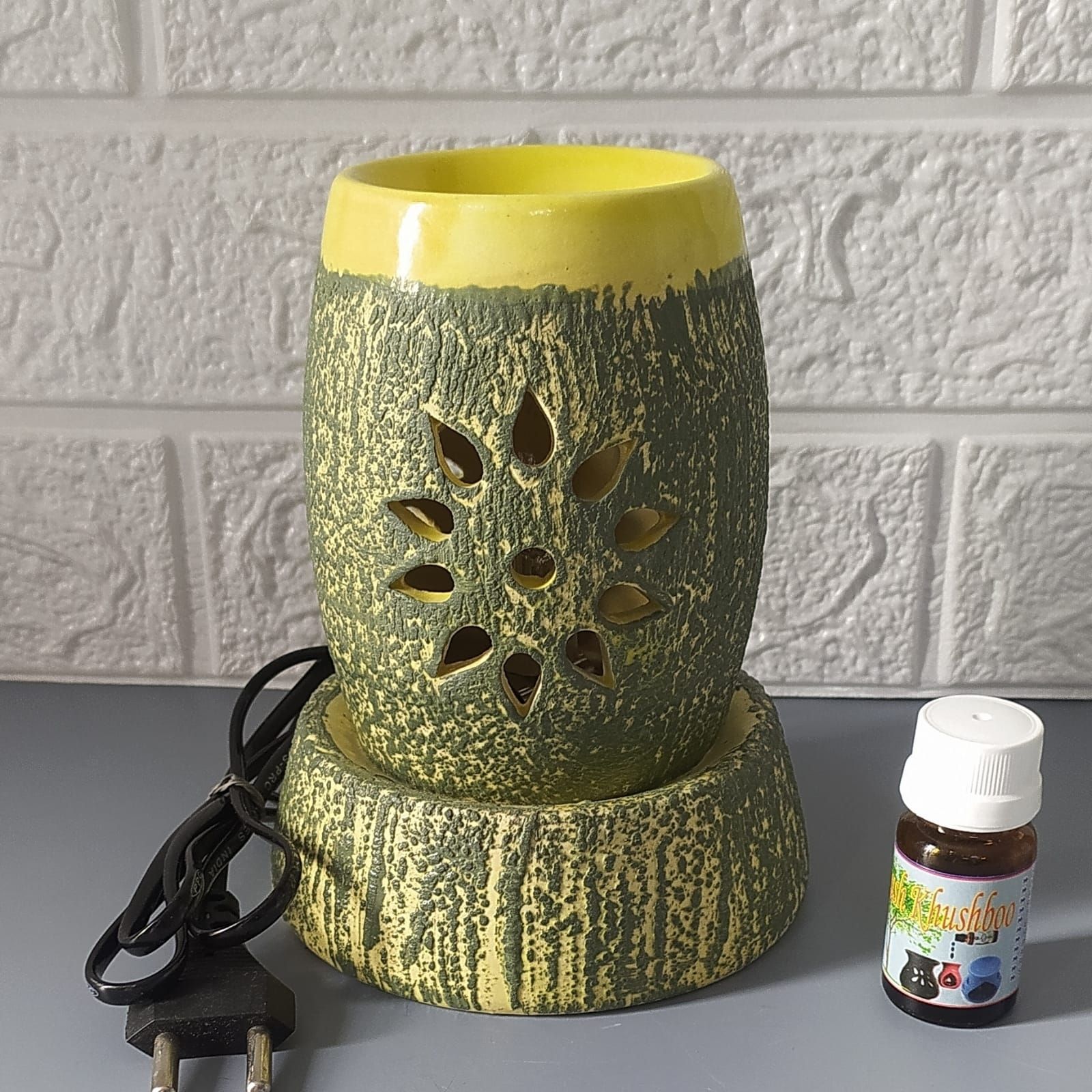 aav world Green Ceramic Table Lantern-picture-23