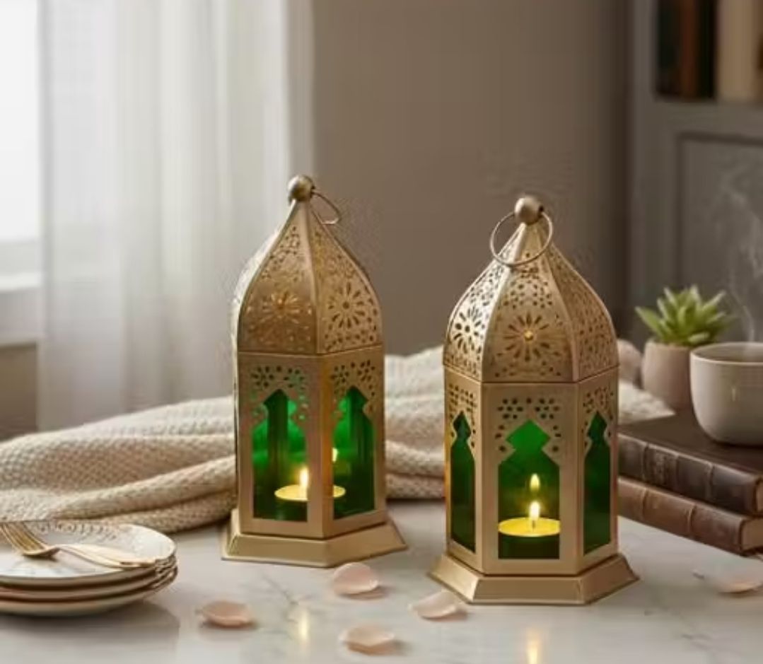 ever season designs Table lanterns Gold Iron, Glass Table Lantern-picture-17