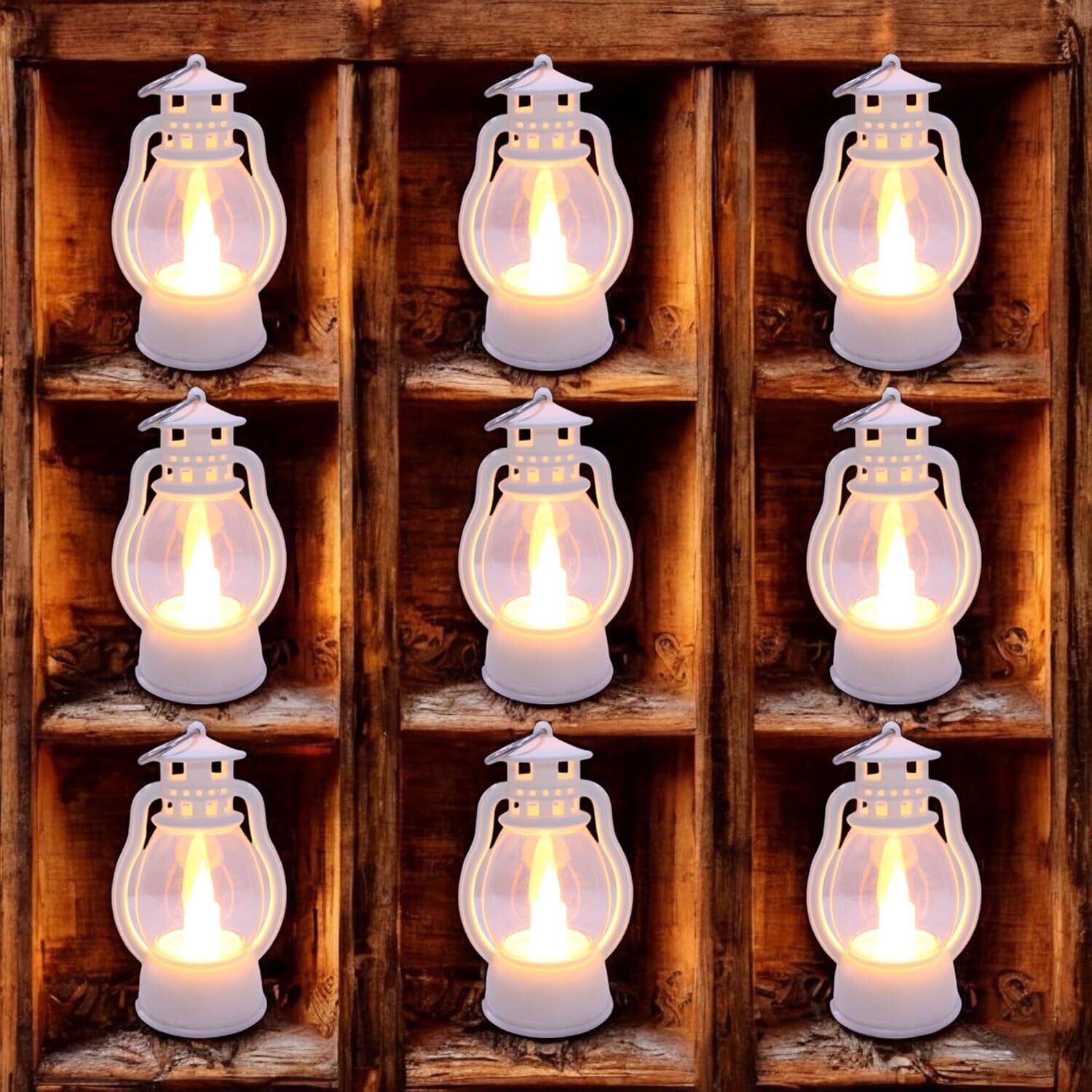 LED Lantern Best for Diwali Wedding Party Home Decoration Zipper Charm White Plastic Hanging Lantern-image-48