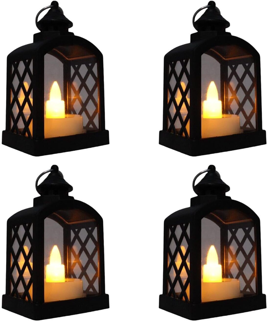 extreme karigari LED Lantern Best for Diwali Wedding Party Home Decoration Zipper Charm Black Plastic Hanging Lantern-picture-23
