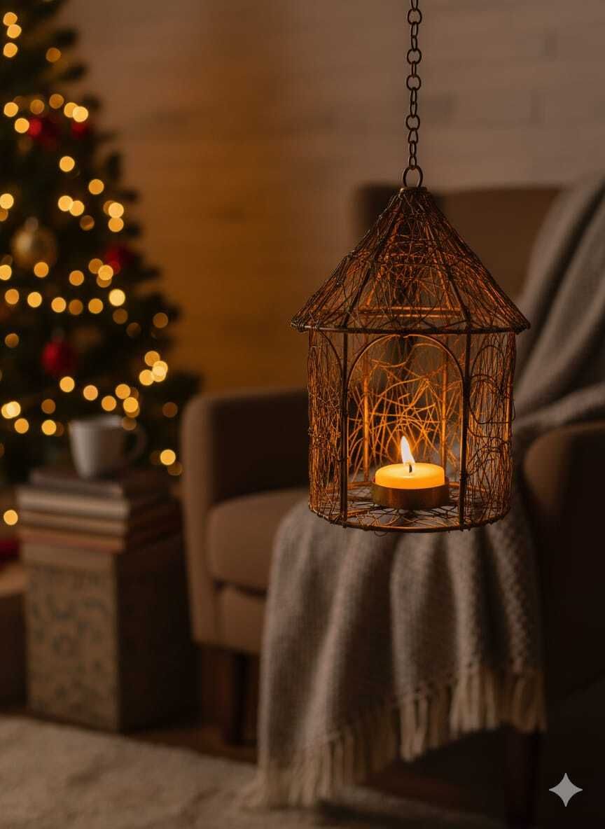 vet Gold Iron Hanging Lantern-picture-19