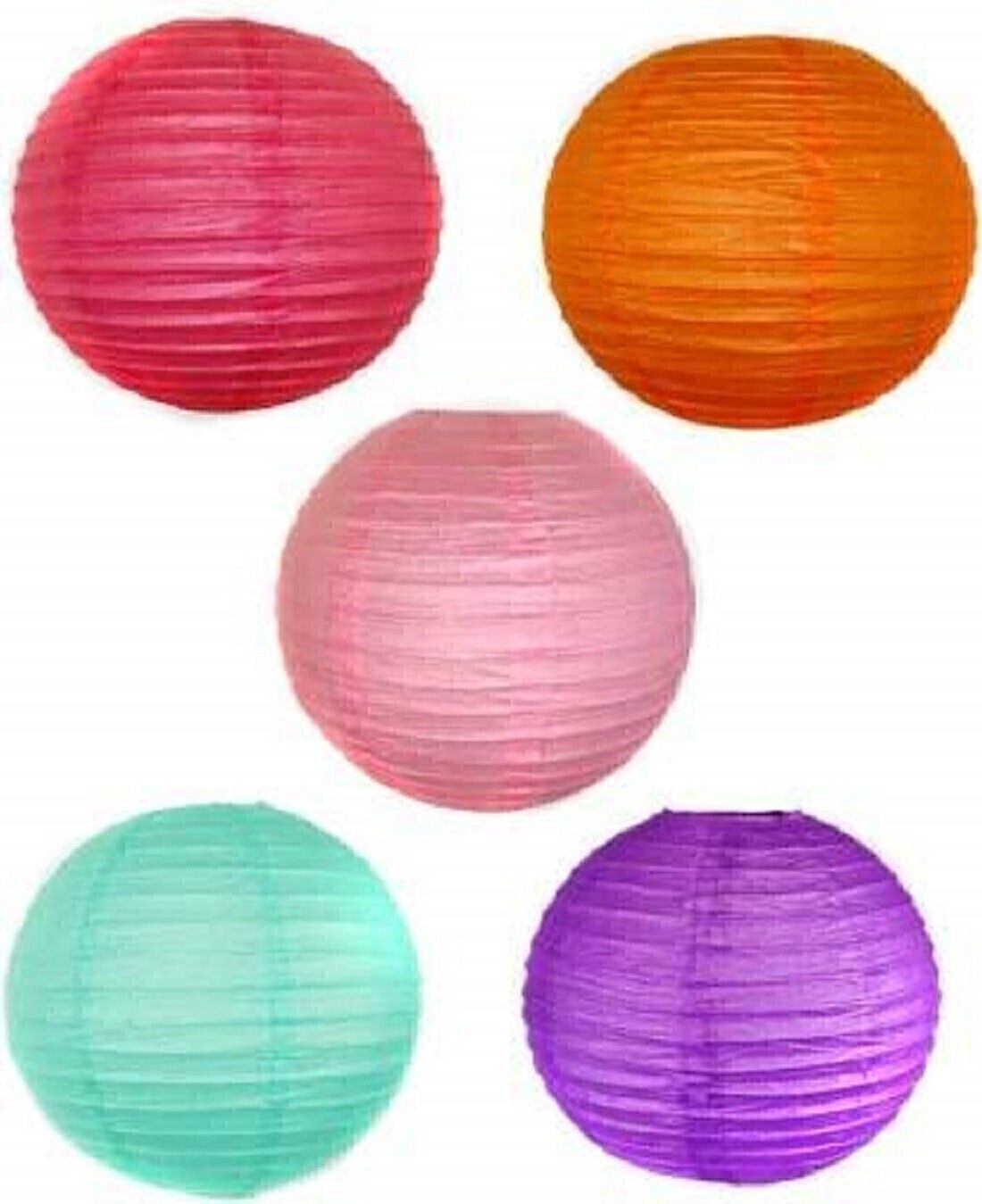 8 inch Hanging Paper Lantern Diwali Christmas Festival Decor lamp Shade Marriage Party Decor Hanging Paper Ball Lamp (Multicolour) Paper Table Lantern Multicolor Paper Hanging Lantern-image-7
