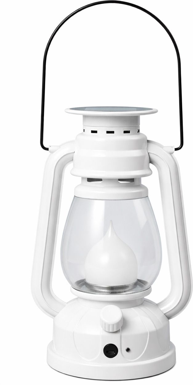 hovexs Hi-Bright LED with 1st Step Night Lamp Solar Rechargeable White Plastic Hanging Lantern-picture-38