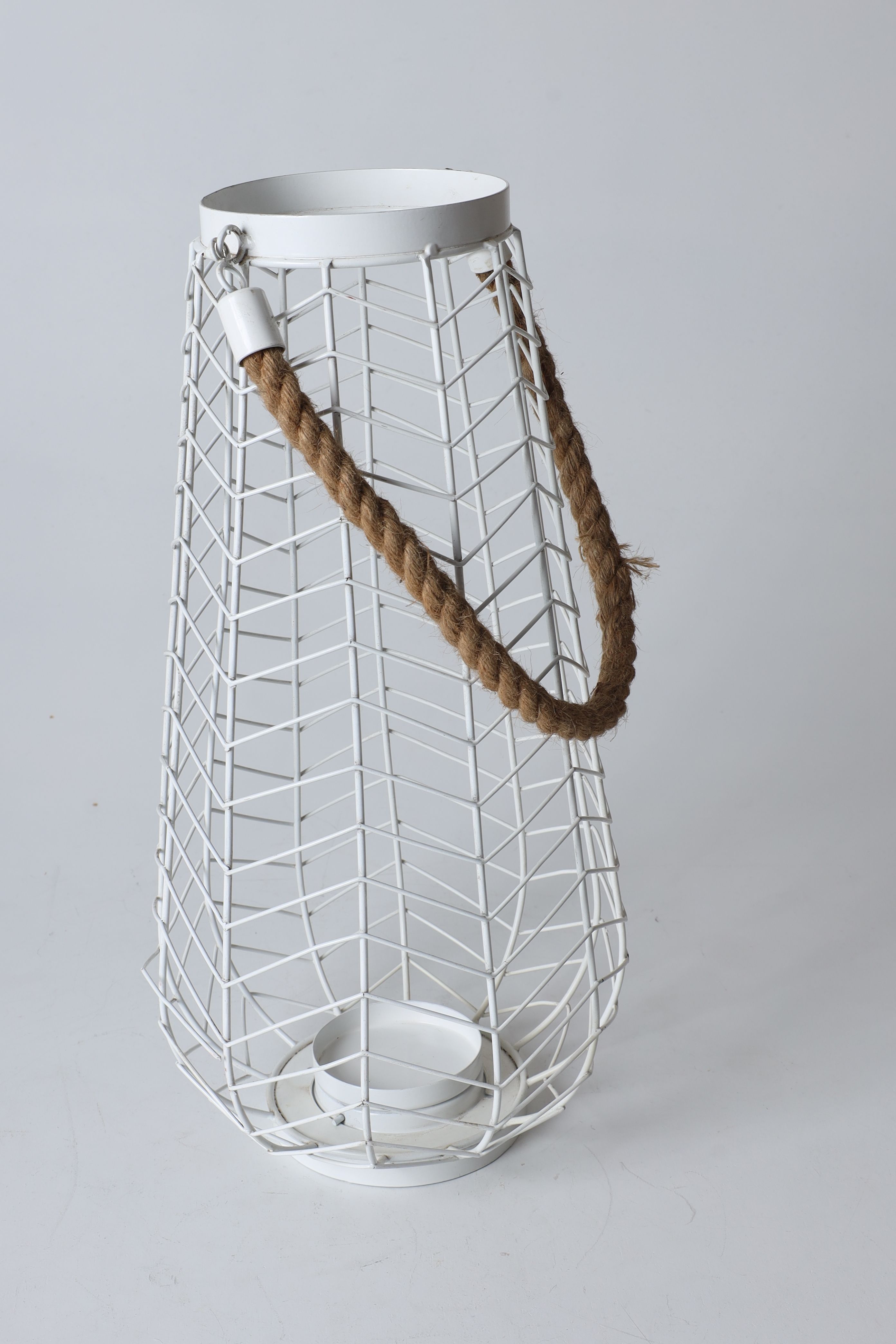callisto LANTERN White Iron Hanging Lantern-picture-33
