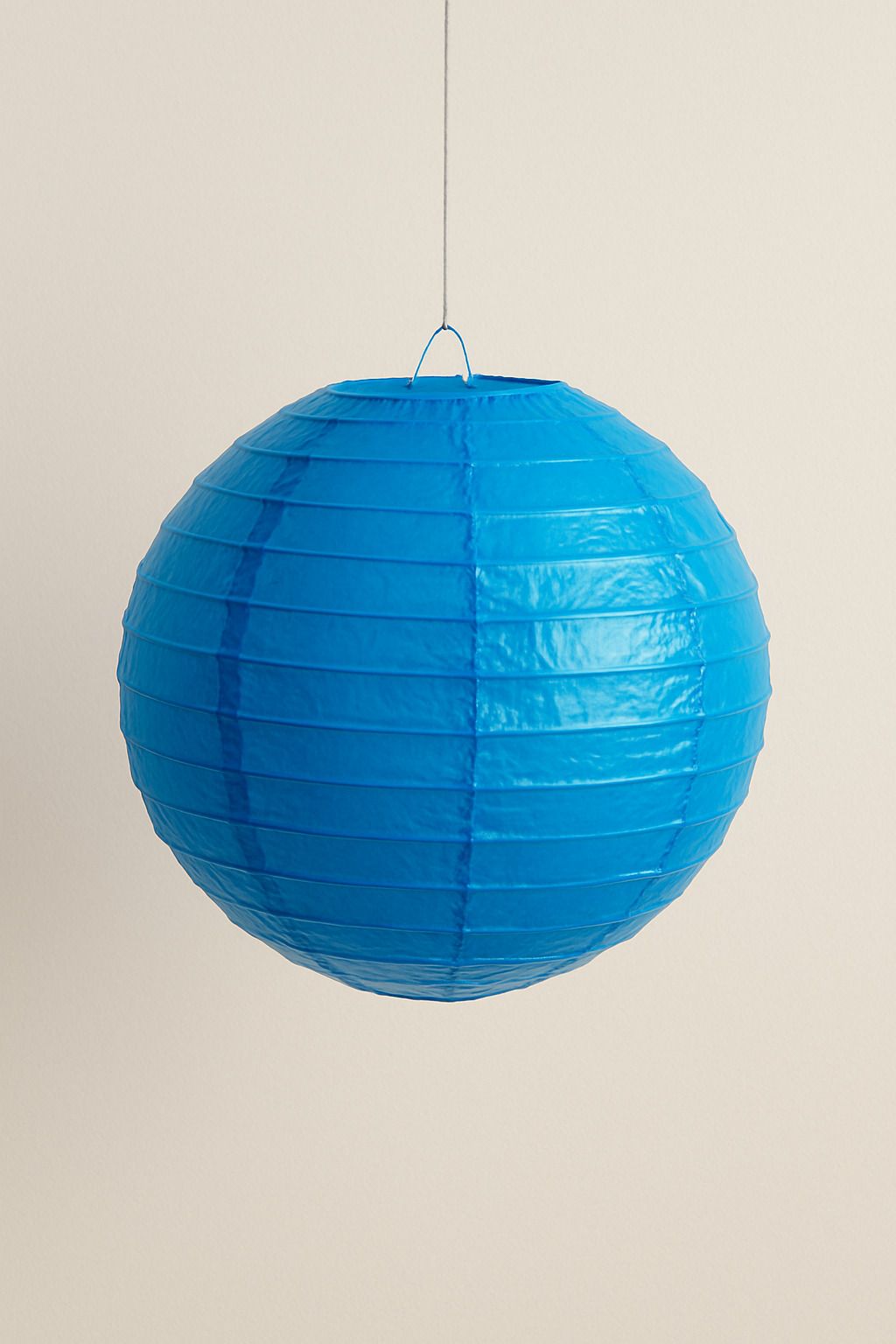 decorgram 12 inch Round Chinese Paper Lanterns Blue Paper Hanging Lantern-picture-17