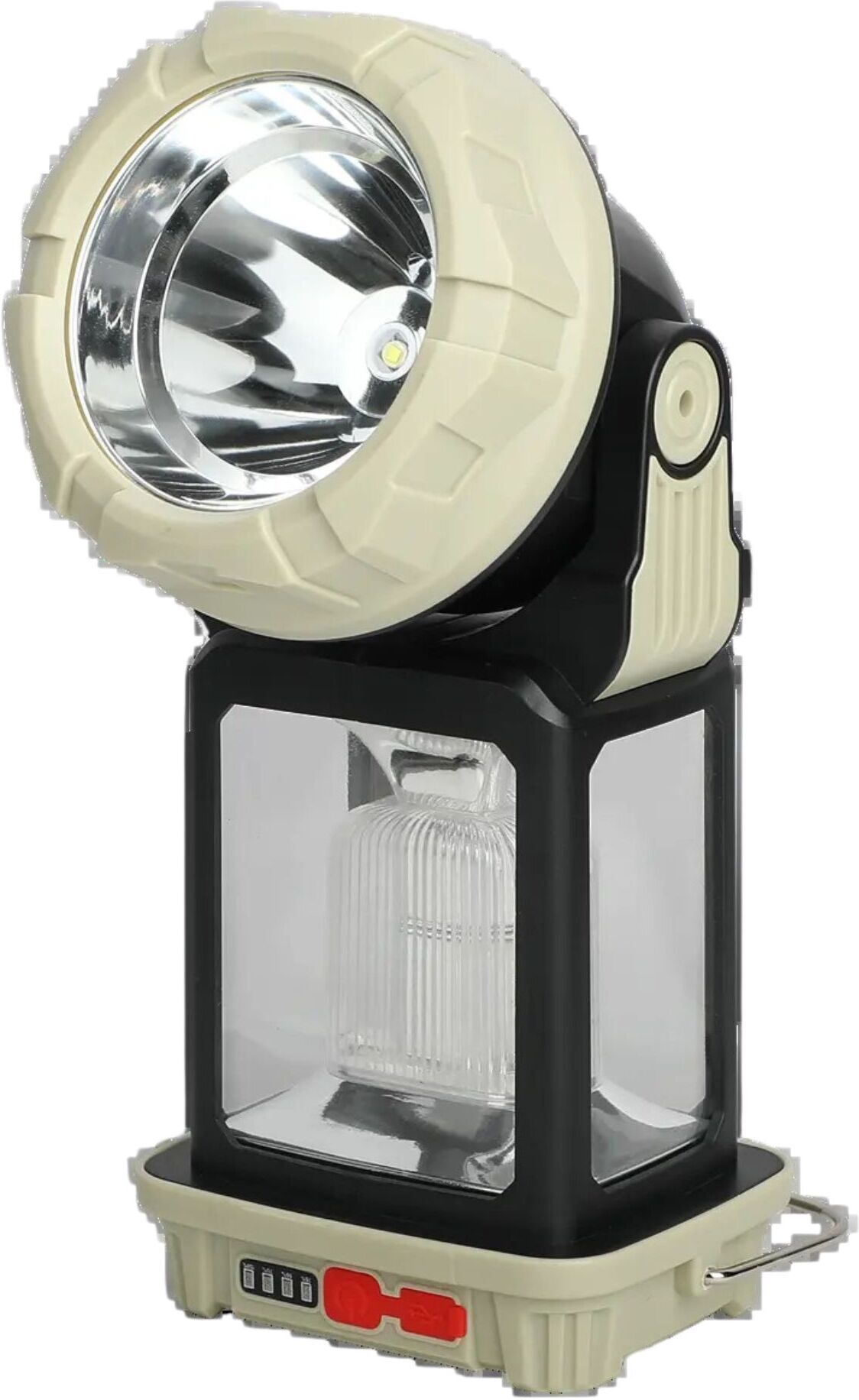 HW1277-D (MULTI-FUNCTIONAL CAMPING LIGHT) 4 Speed Light Modes White Plastic Hanging Lantern-image-41