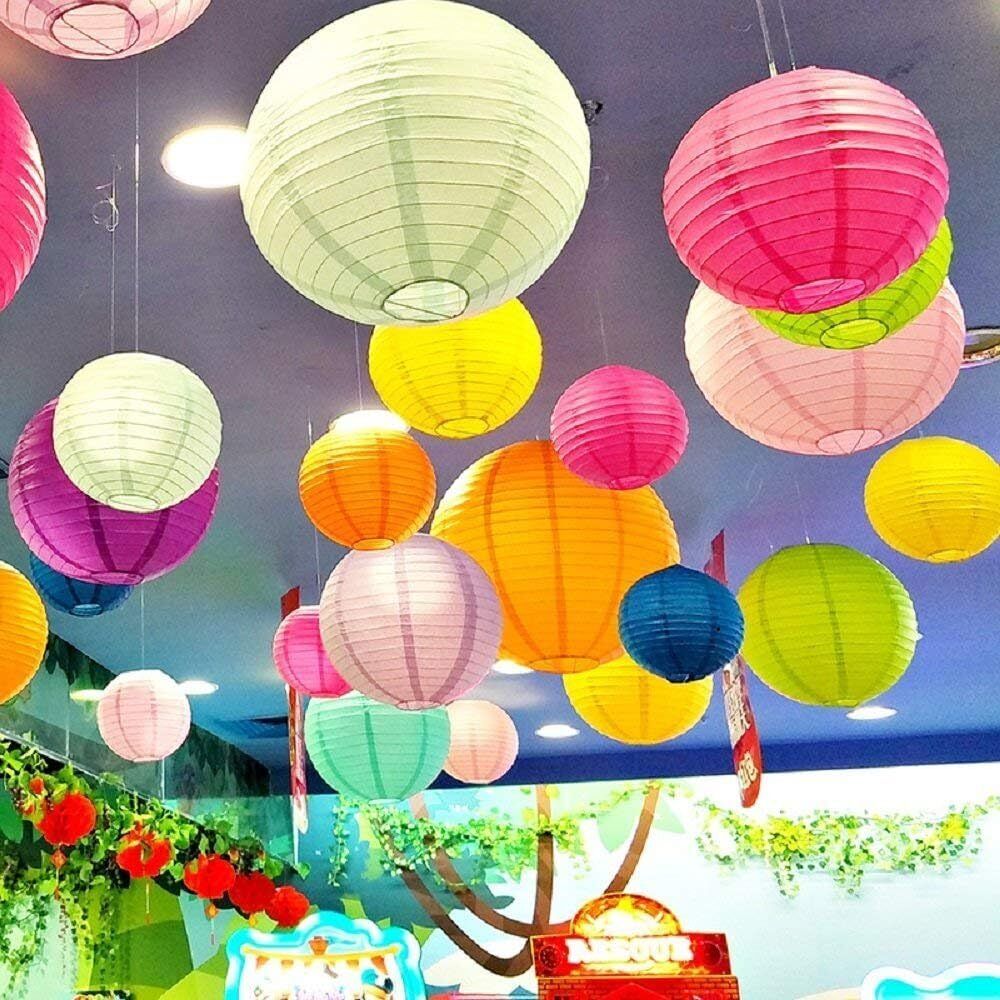 Multicolor Paper Hanging Lantern-image-22