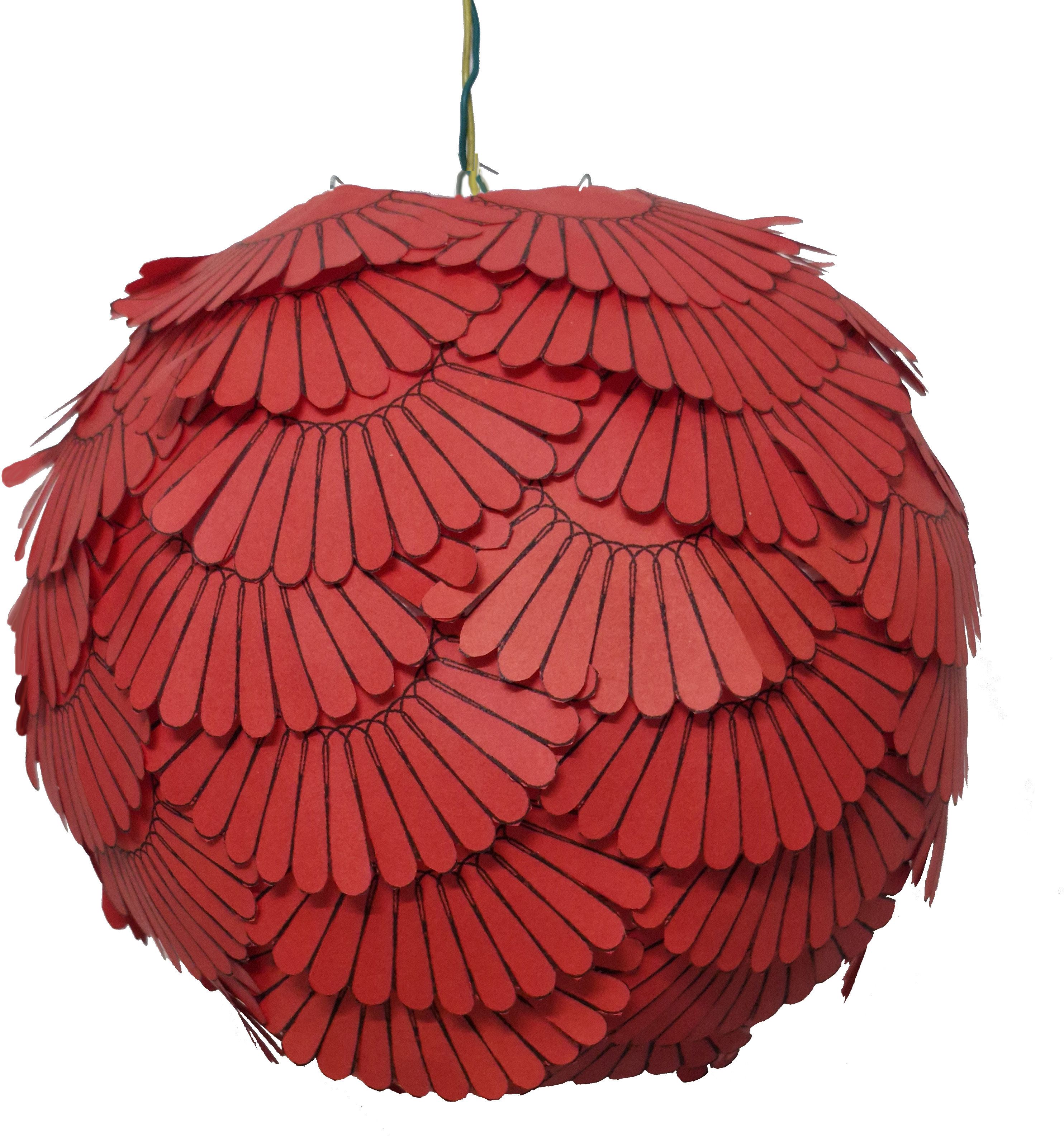 Designers Collection Paper Lanterns Red Paper Hanging Lantern-picture-12