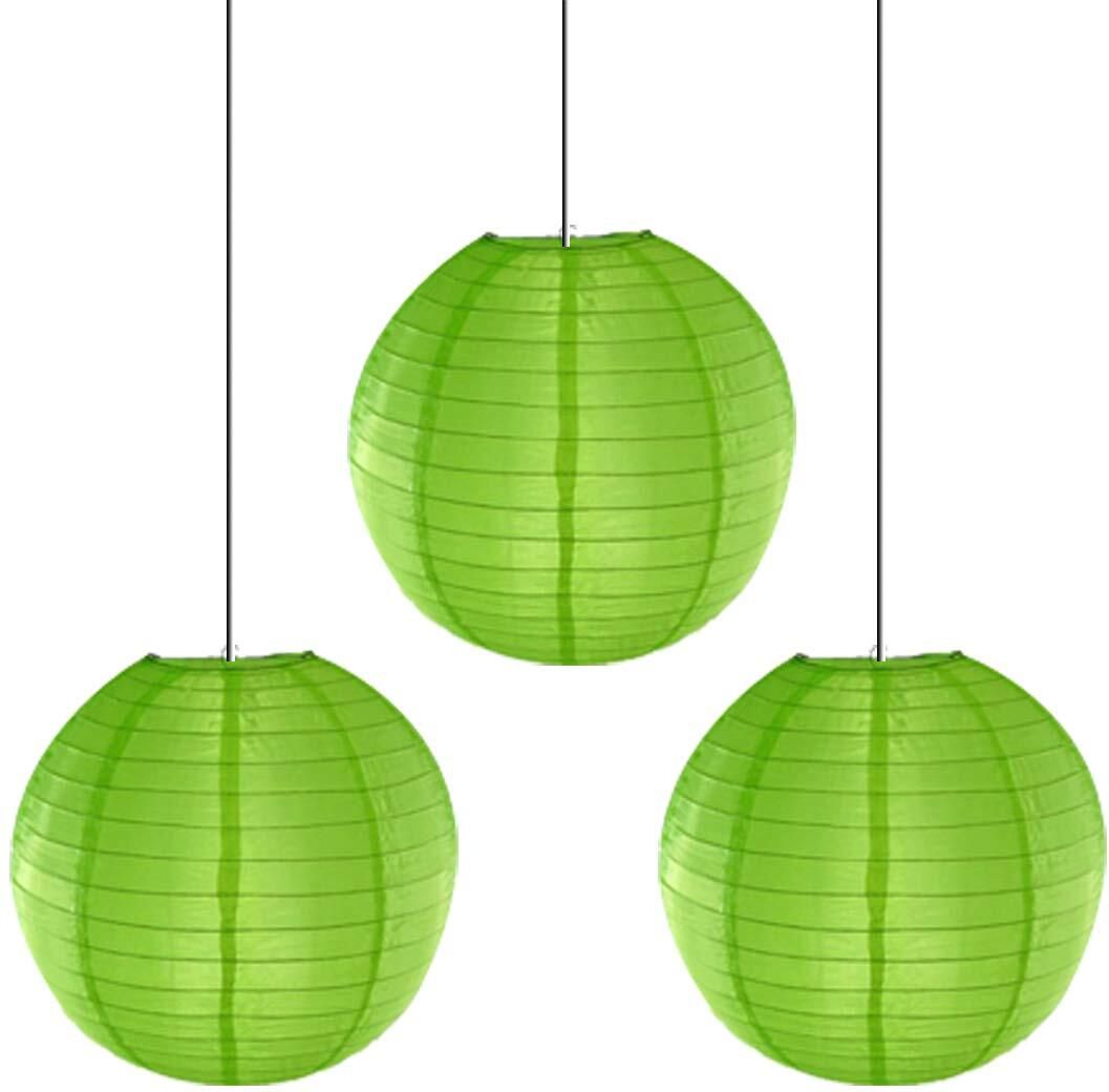 orama Rice Paper Ball Lamp Round Hanging Ball Paper Hanging Lantern Paper Lamp Green Paper Hanging Lantern-picture-19