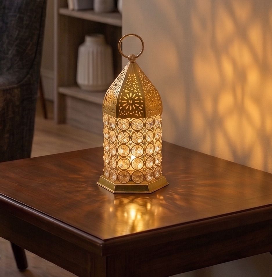 rstyle D 103 Gold Iron, Crystal Table Lantern-picture-37