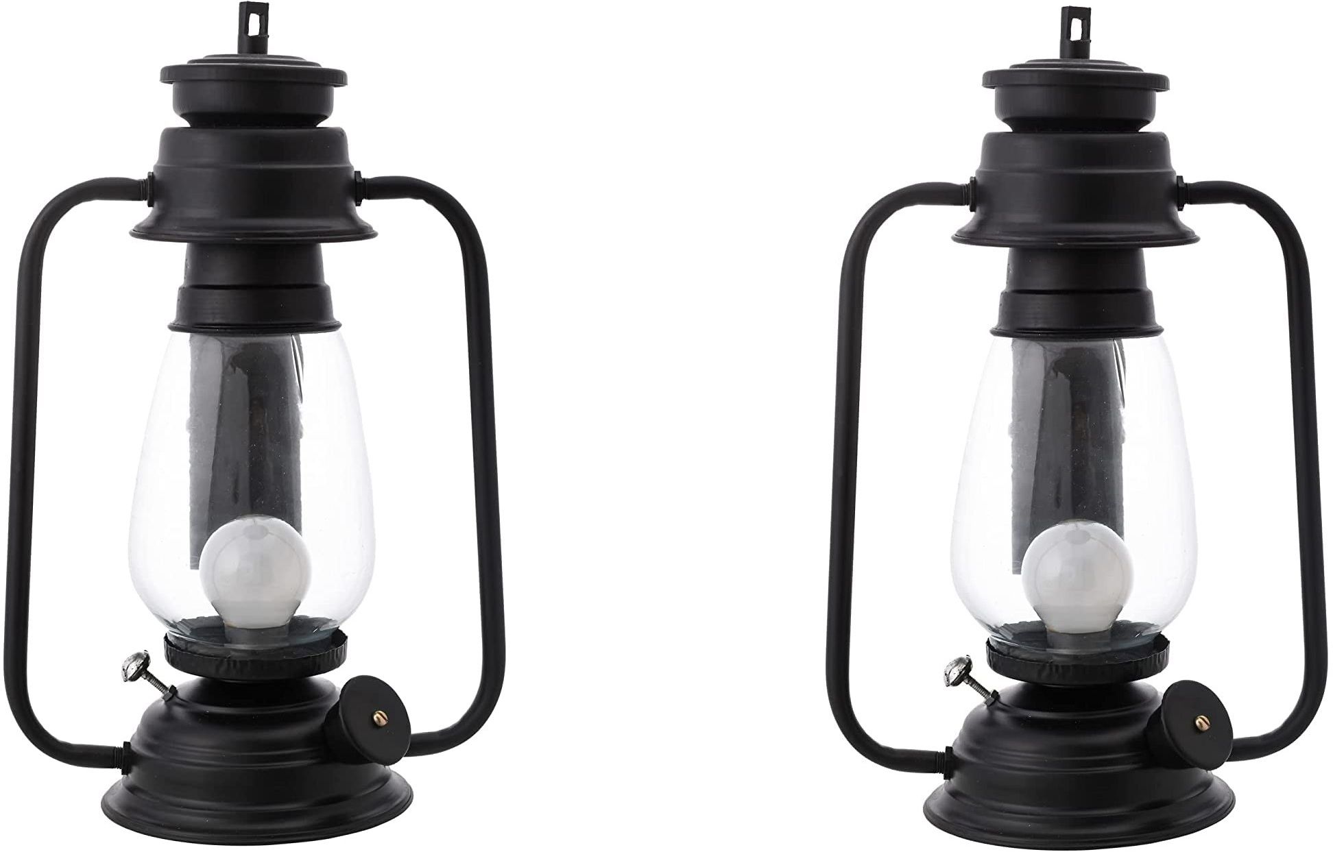areezo AR-WL-2587-BLACK02 Black Metal, Glass Hanging Lantern-picture-42
