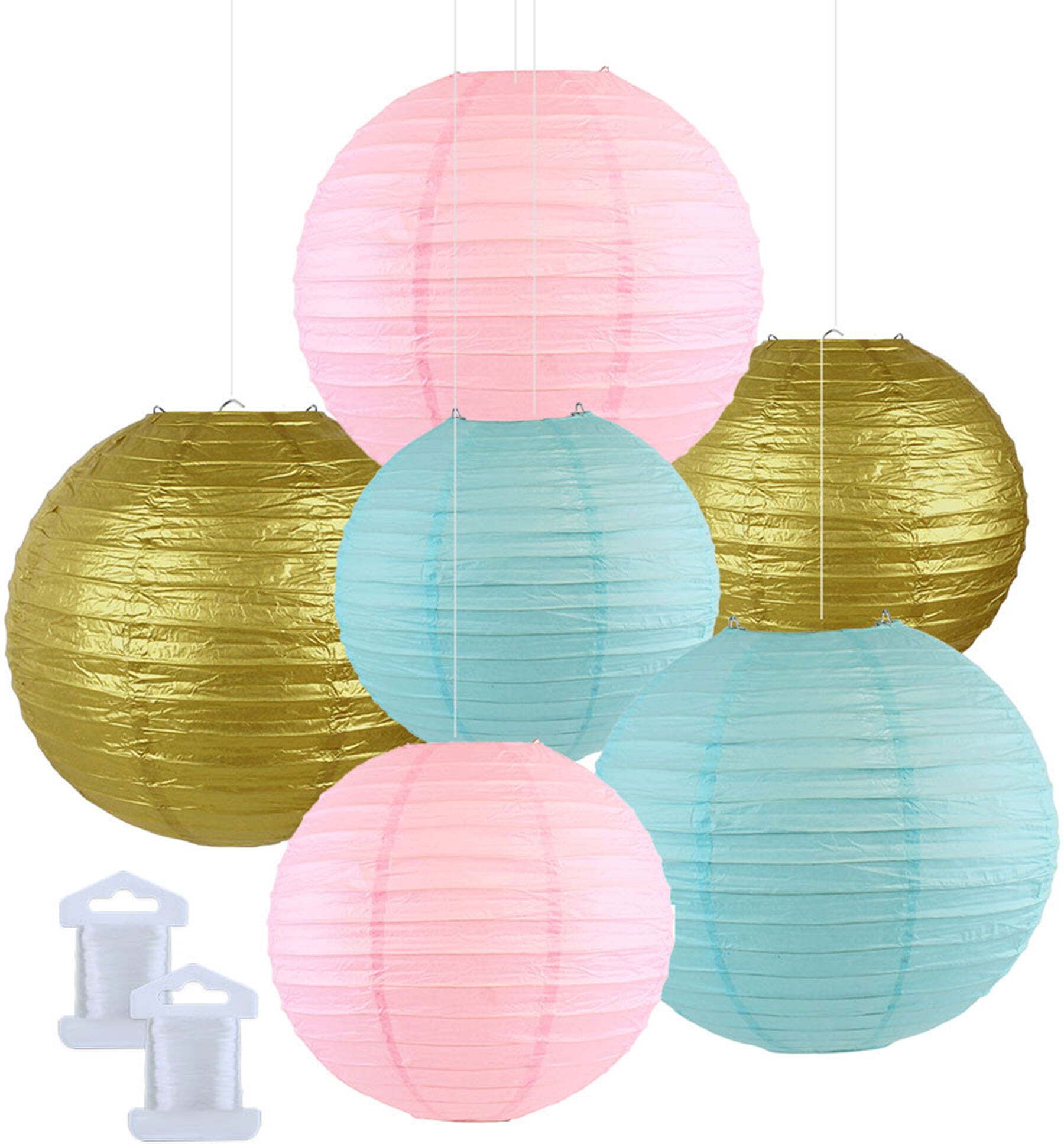 orama Rice Paper Ball Lamp Round Hanging Ball Paper Hanging Lantern Paper Lamp Multicolor Paper Hanging Lantern-picture-29