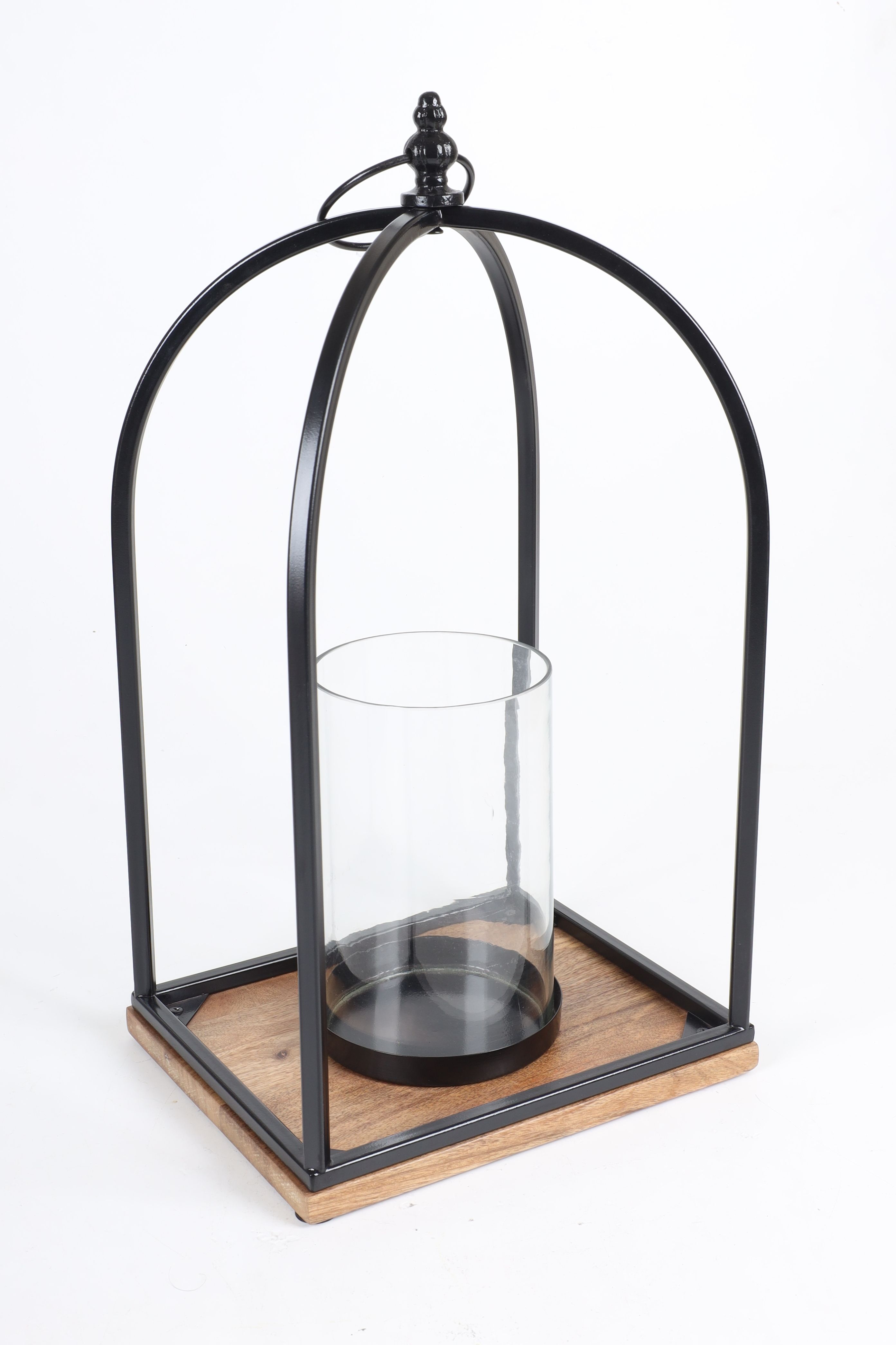 callisto Black Iron, Glass Hanging Lantern-picture-19
