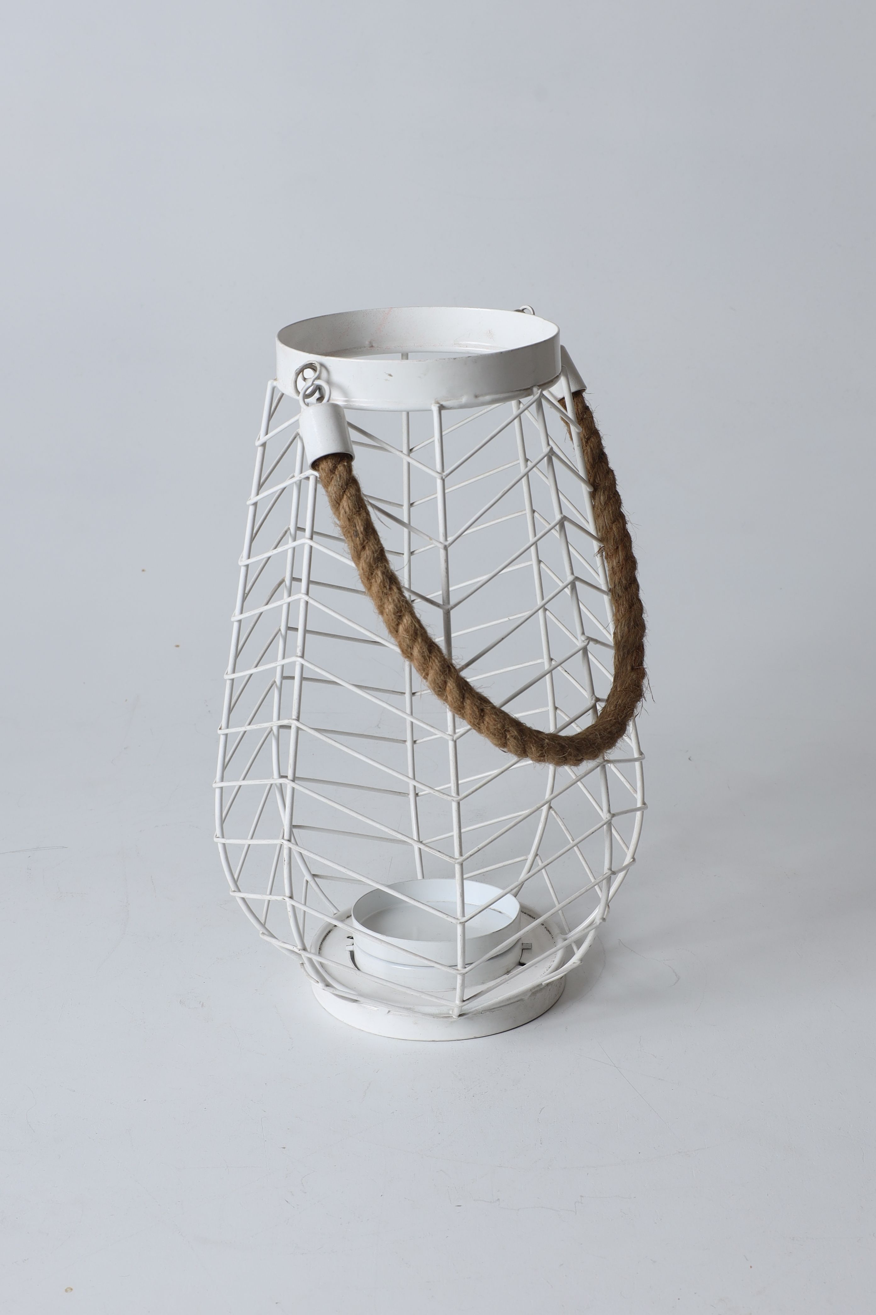 callisto LANTERN White Iron Hanging Lantern-picture-39