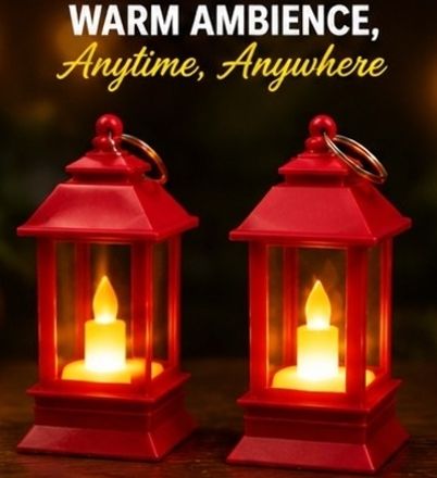 Red Plastic Table Lantern-image-39