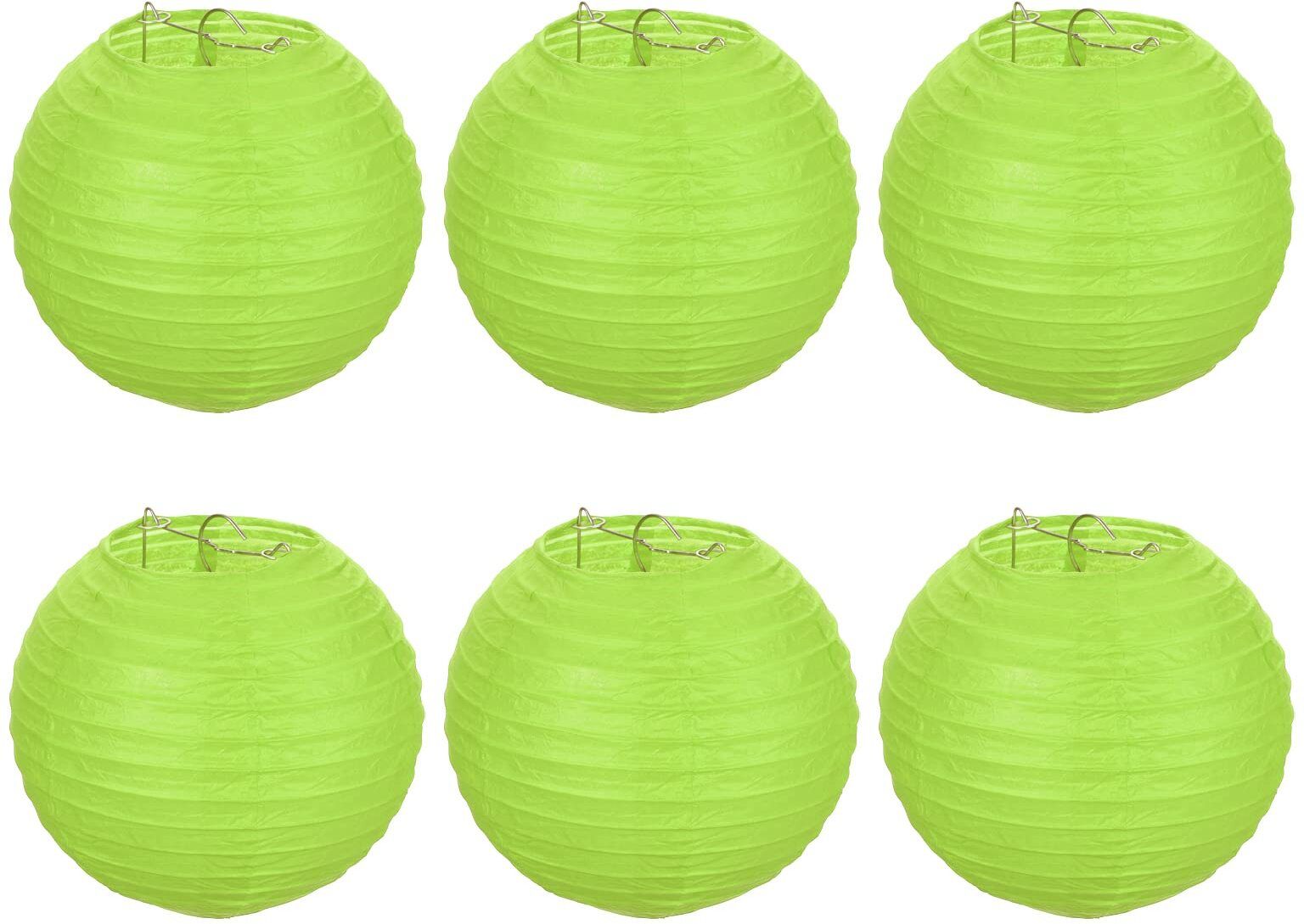 orama Rice Paper Ball Lamp Round Hanging Ball Paper Hanging Lantern Paper Lamp Green Paper Hanging Lantern-picture-35