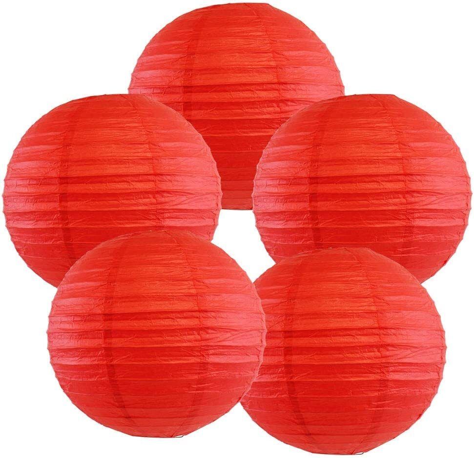 orama Rice Paper Ball Lamp Round Hanging Ball Paper Hanging Lantern Paper Lamp Red Paper Hanging Lantern-picture-24