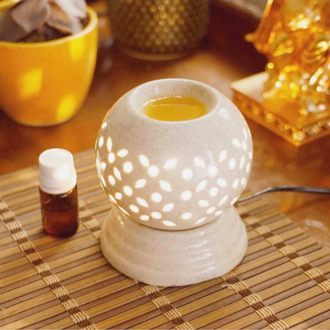 White Ceramic Table Lantern-image-45