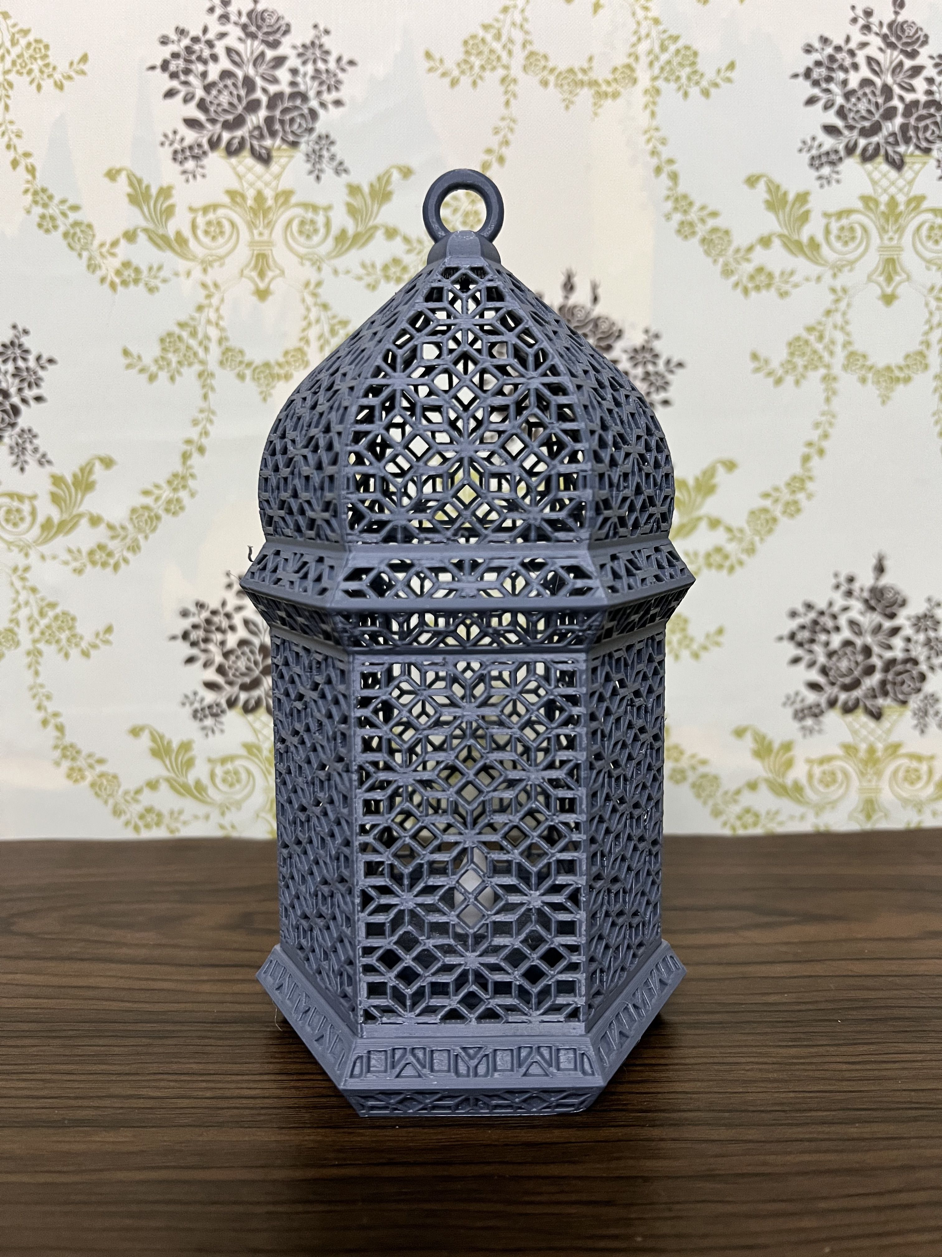 Arabic Grey Plastic Hanging Lantern-image-32