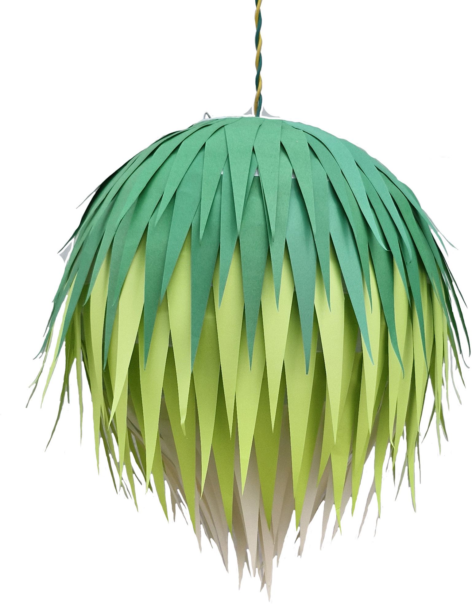 Designers Collection Paper Lanterns Green, White Paper Hanging Lantern-picture-41