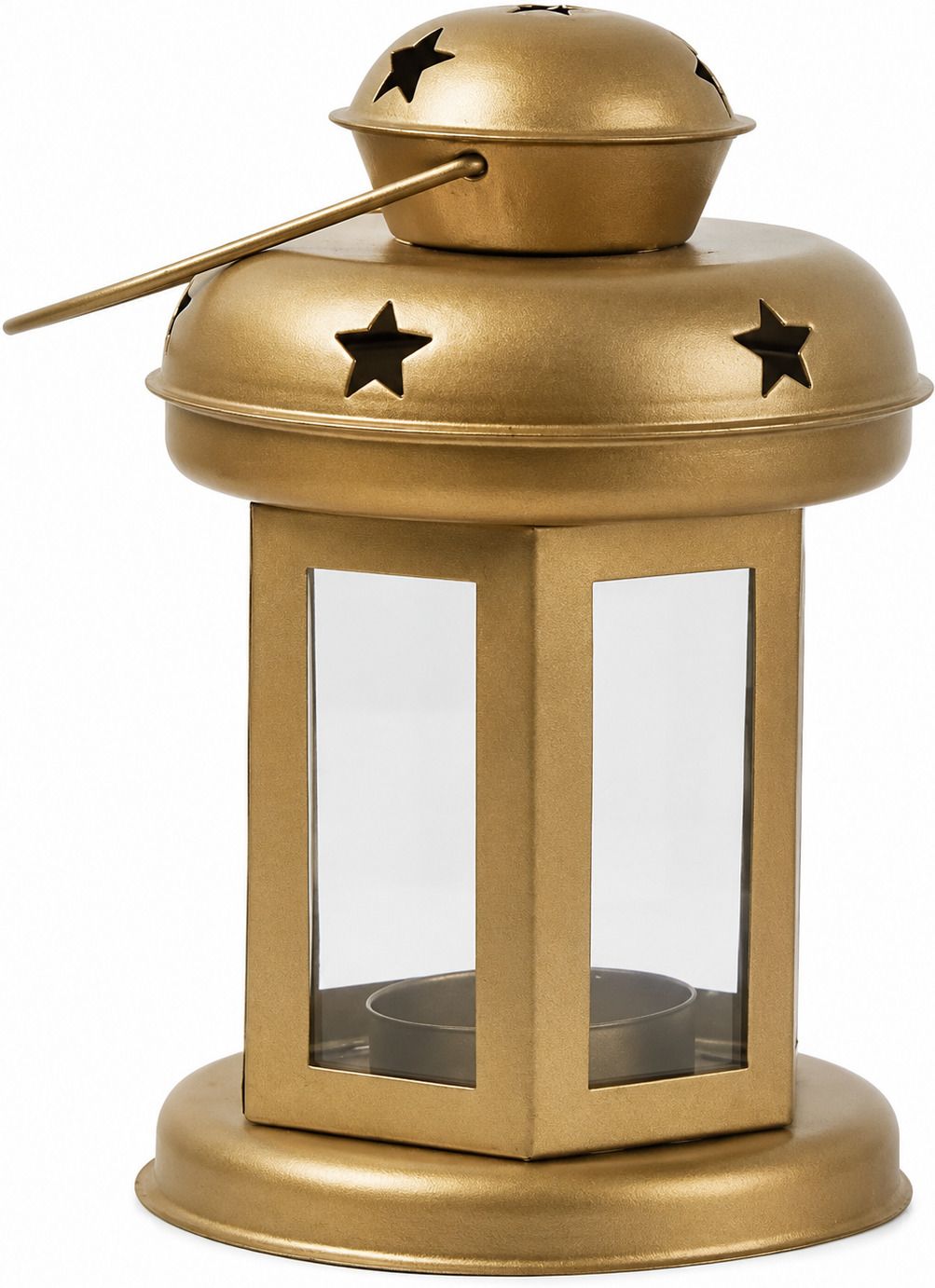 Classic Gold Hanging Lantern Gold Iron Hanging Lantern-image-6