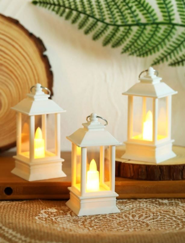 White Plastic Hanging Lantern-image-34