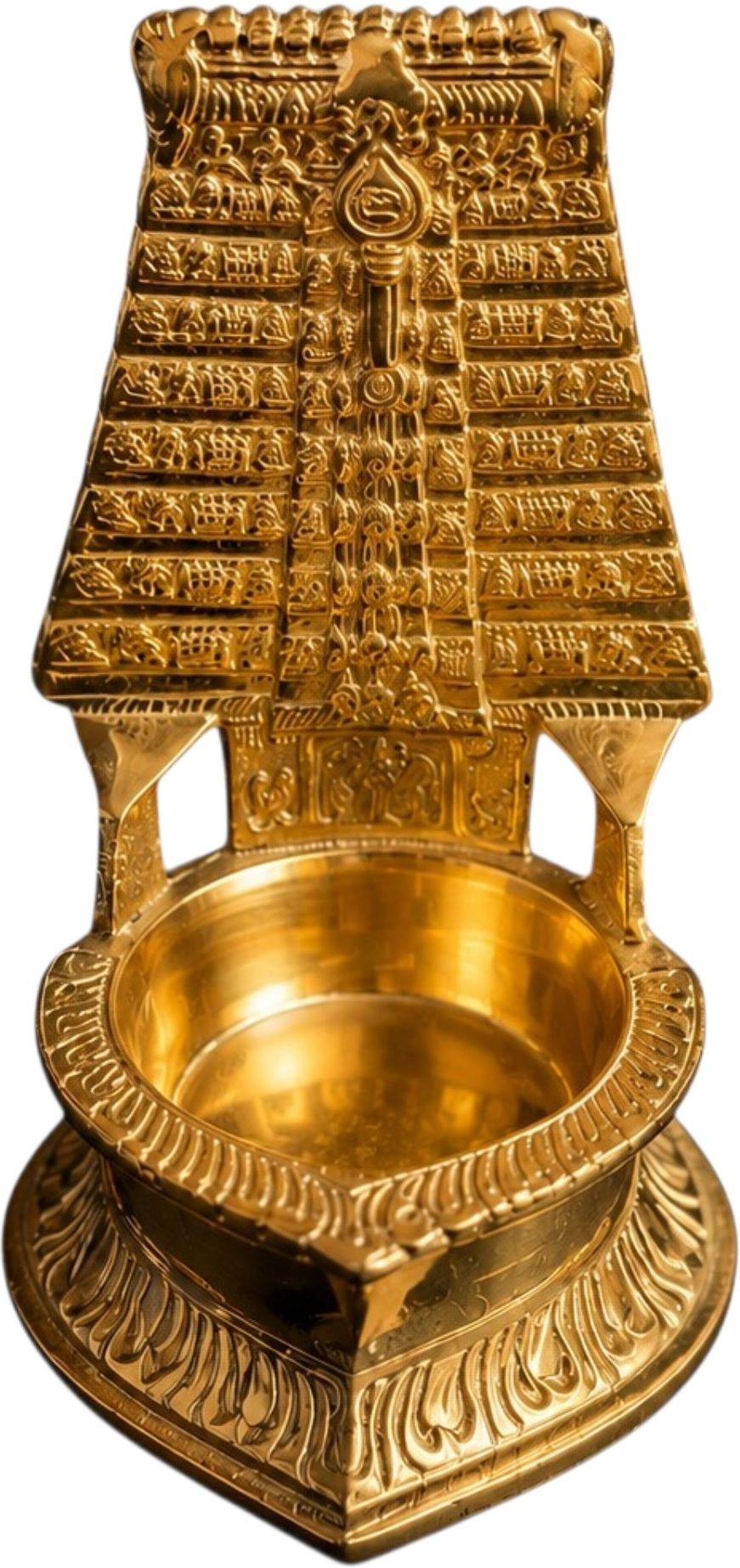 Gold Brass Table Lantern-image-36