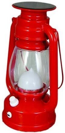 Red Plastic Table Lantern