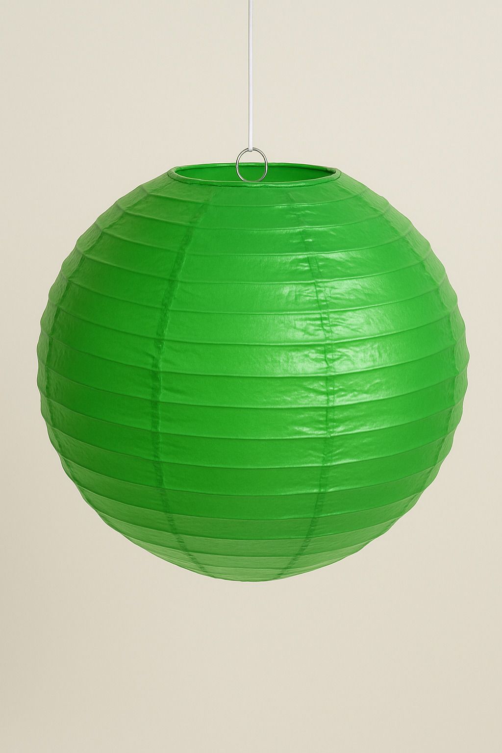 decorgram 12 inch Round Chinese Paper Lanterns Green Paper Hanging Lantern-picture-11