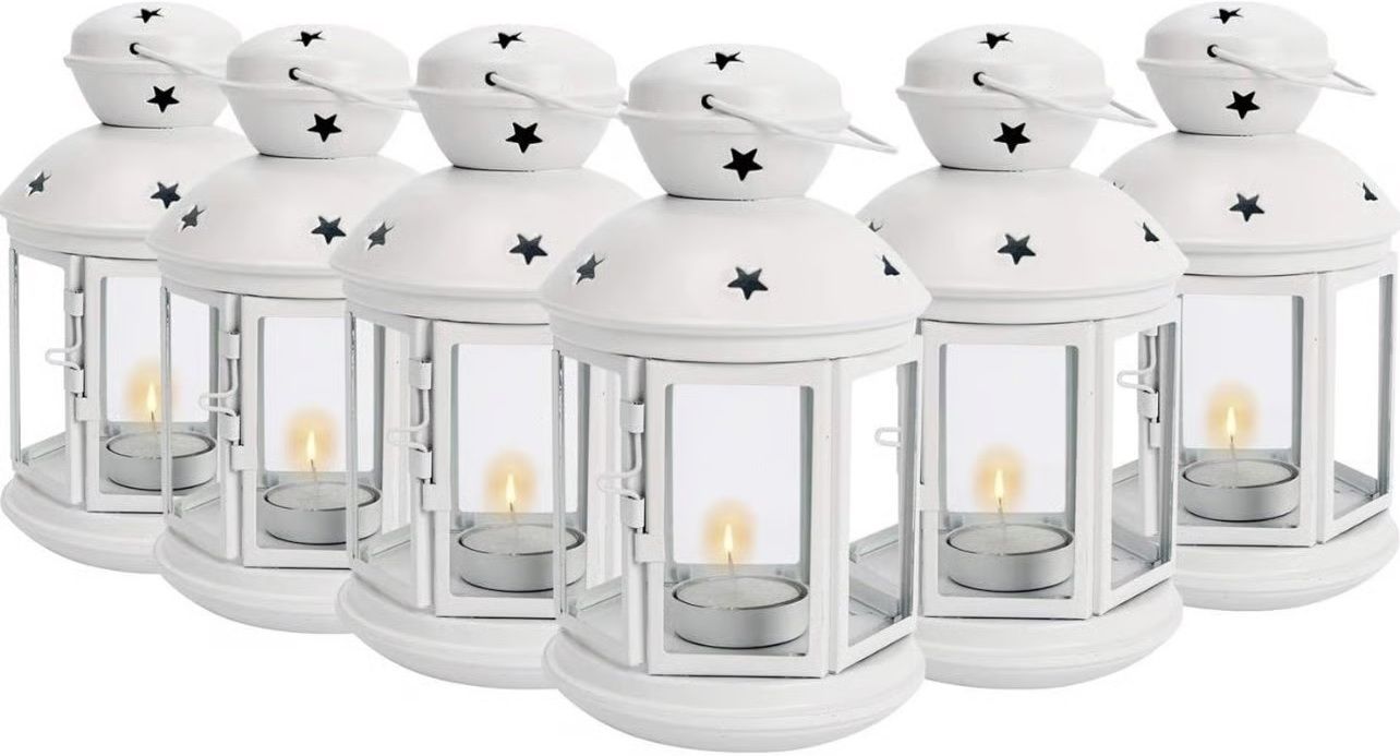 winscrafts Star Lantern White Iron Table Lantern-picture-29