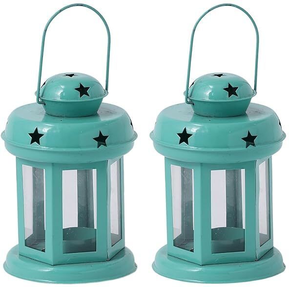 winscrafts Star Lantern Blue Iron Table Lantern-picture-38