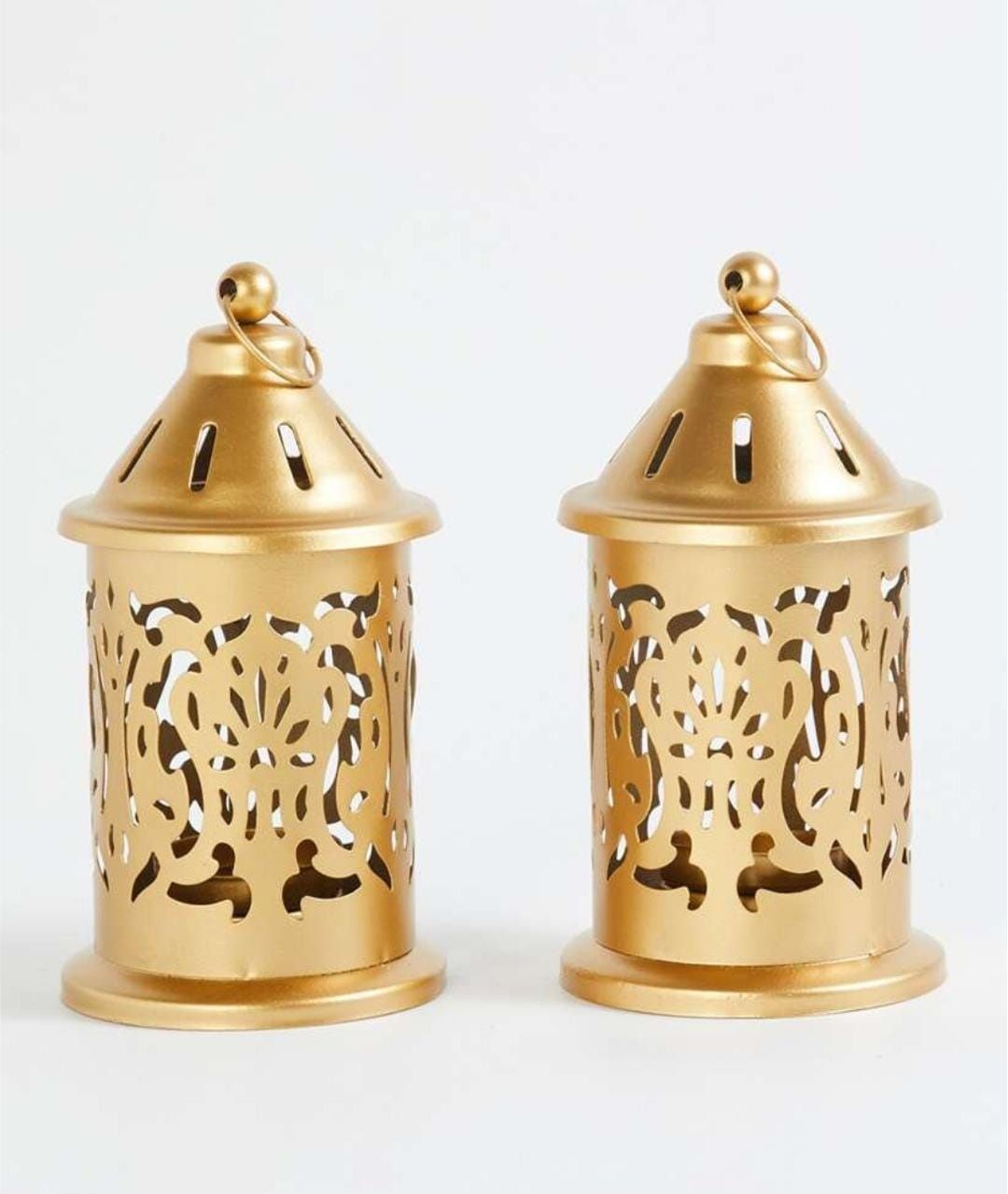 zab overseas Metal hanging Lantern and table top for decor Gold Iron Hanging Lantern Gold Iron Hanging Lantern-picture-48
