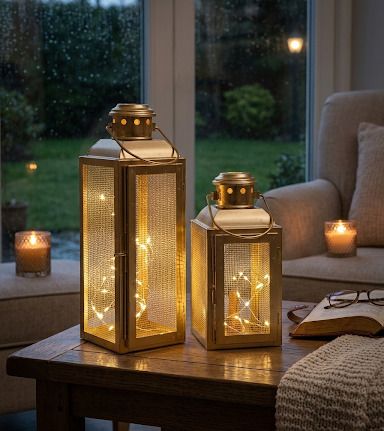dome deco Gold Iron Table Lantern-picture-13