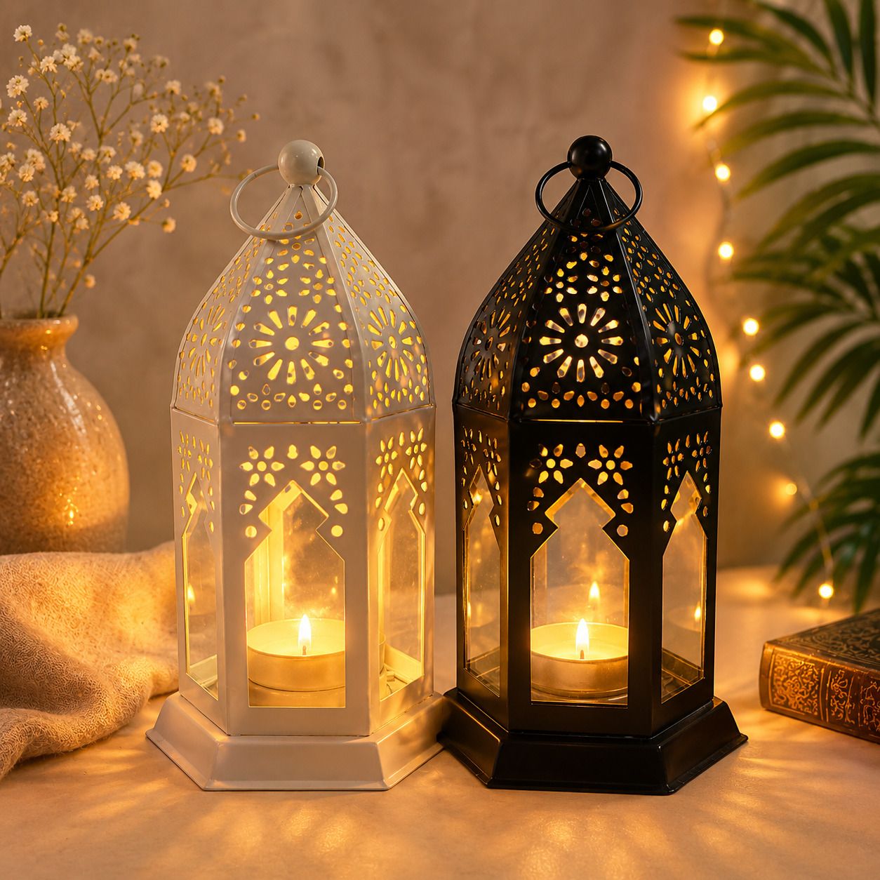 the urban deqorum Multicolor Iron Table Lantern-picture-33