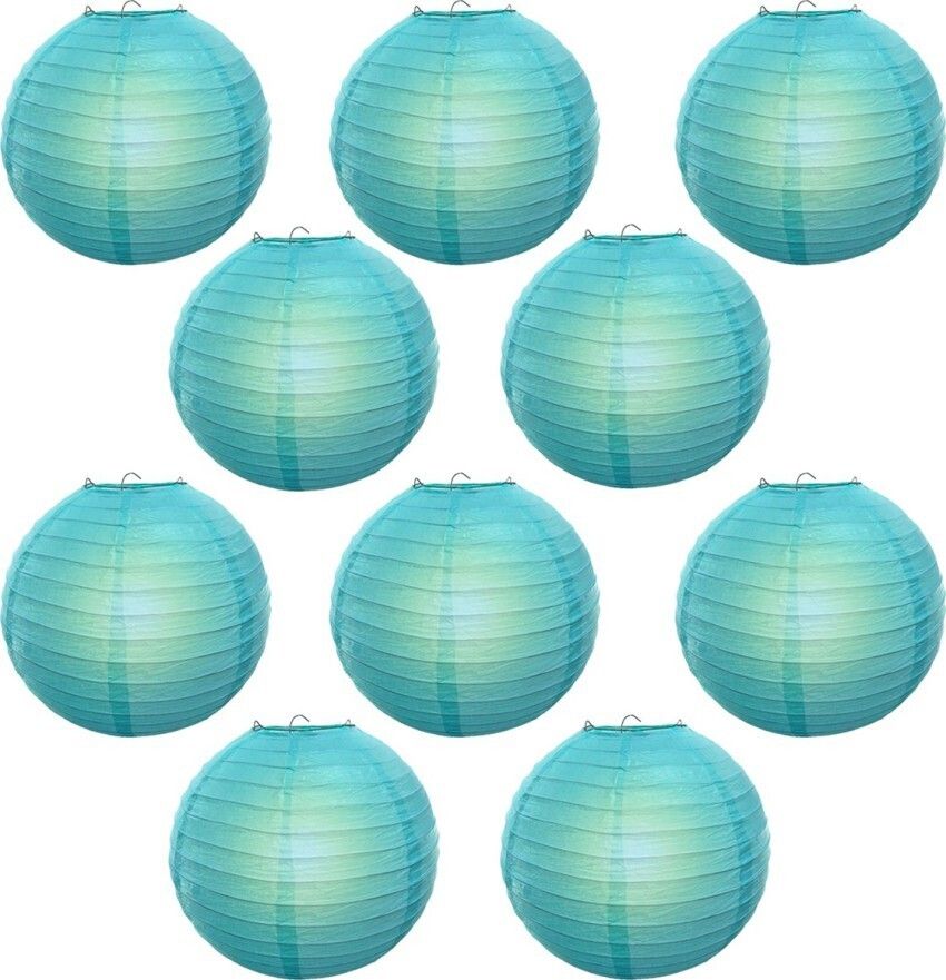 orama Blue Paper Hanging Lantern-picture-15