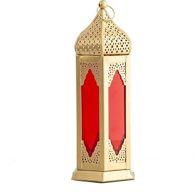 Gold Metal Hanging Lantern-image-36