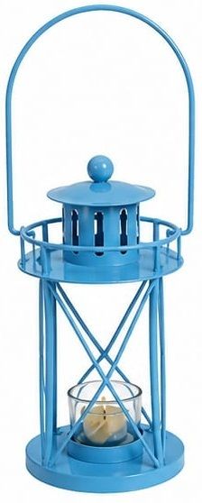 marvino Aroma Glow Decorative Lantern Blue Iron Hanging Lantern-picture-17