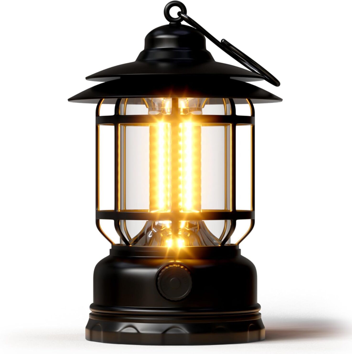 aakiki LED Lantern for Hiking and Camping Black Plastic Hanging Lantern-picture-31
