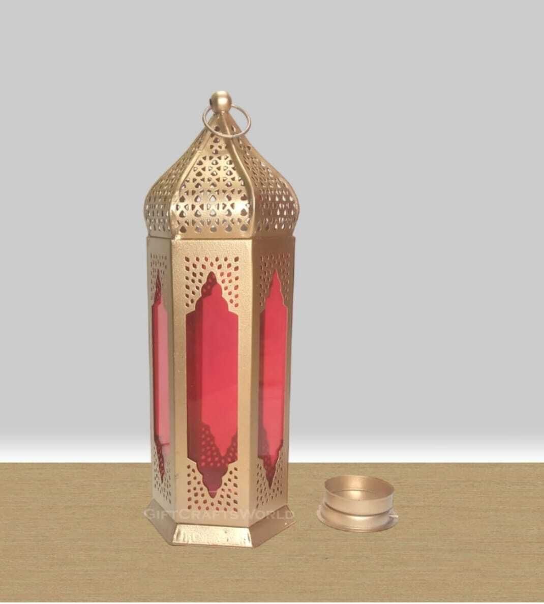 LT-007 Gold Iron Hanging Lantern-image-49