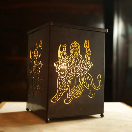 vardai Matarani Elixir Aroma Diffuser | Spiritual Decorative Oil Burner | Black Brass Table Lantern-picture-46