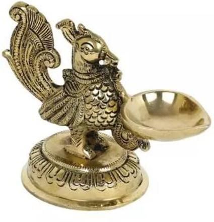 Gold Brass Table Lantern-image-27