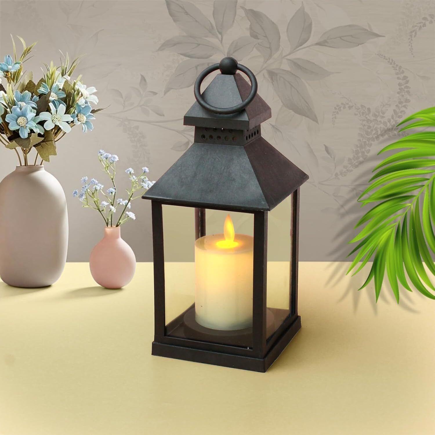 Black Metal Hanging Lantern