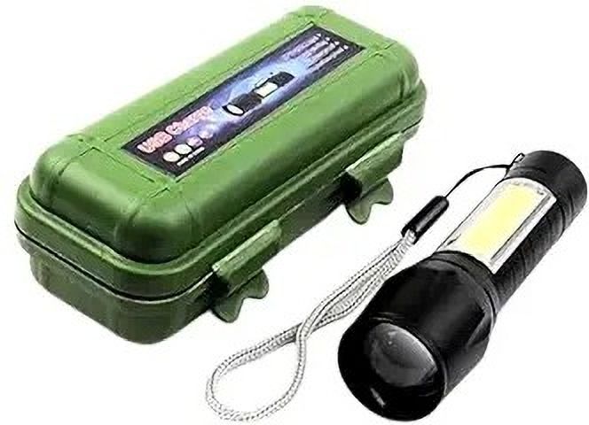 stitchstory Mini Pocket Torch - Compact and Portable Flashlight Green Stainless Steel Table Lantern-picture-33