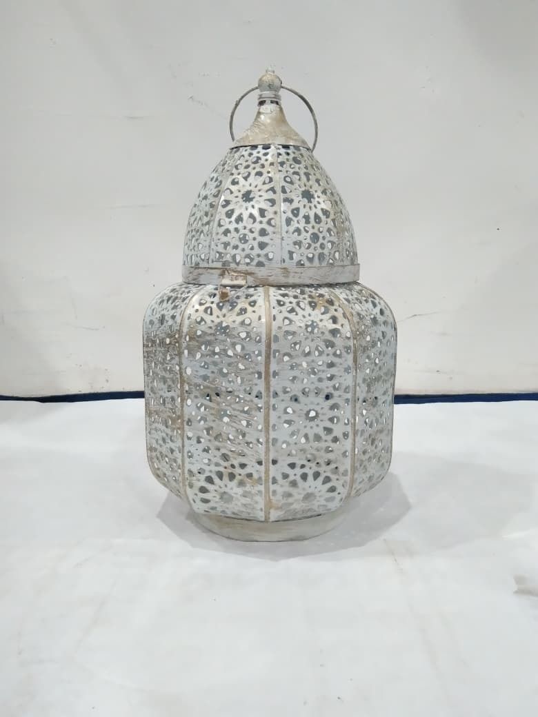 ahinternational IRON HANGING White Iron Hanging Lantern-picture-30