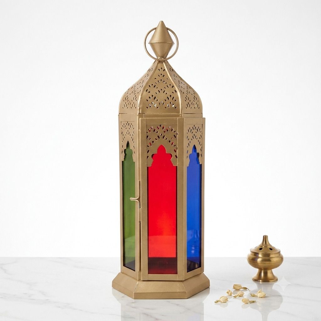 the urban deqorum Gold Iron Table Lantern-picture-15