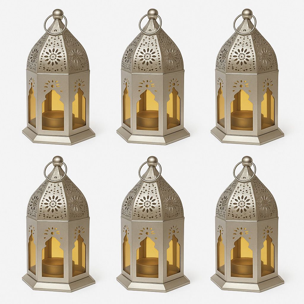 winscrafts Morrocan Yellow, Yellow, Yellow, Yellow Iron Table Lantern-picture-22
