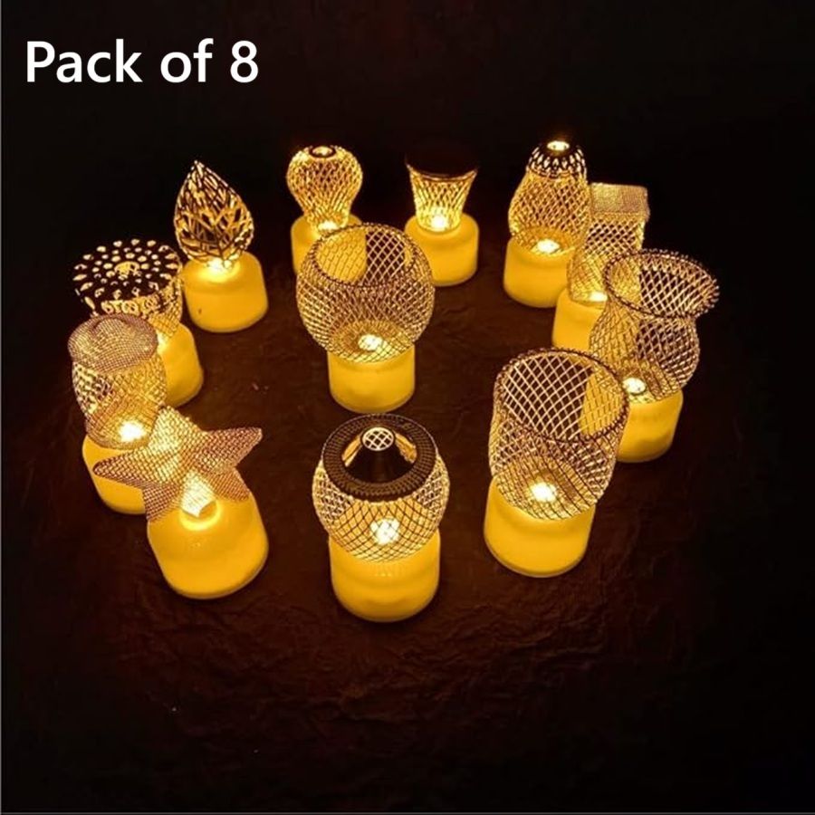 trujve Yellow Plastic Table Lantern-picture-20