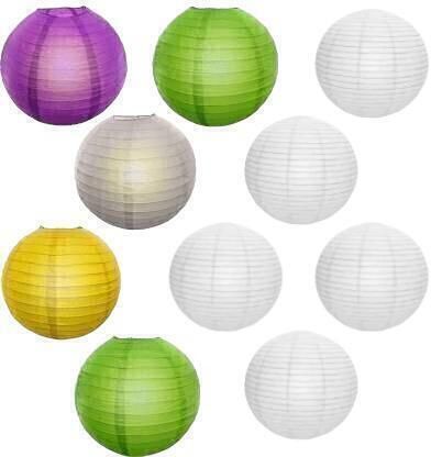 Multicolor Paper Hanging Lantern-image-21