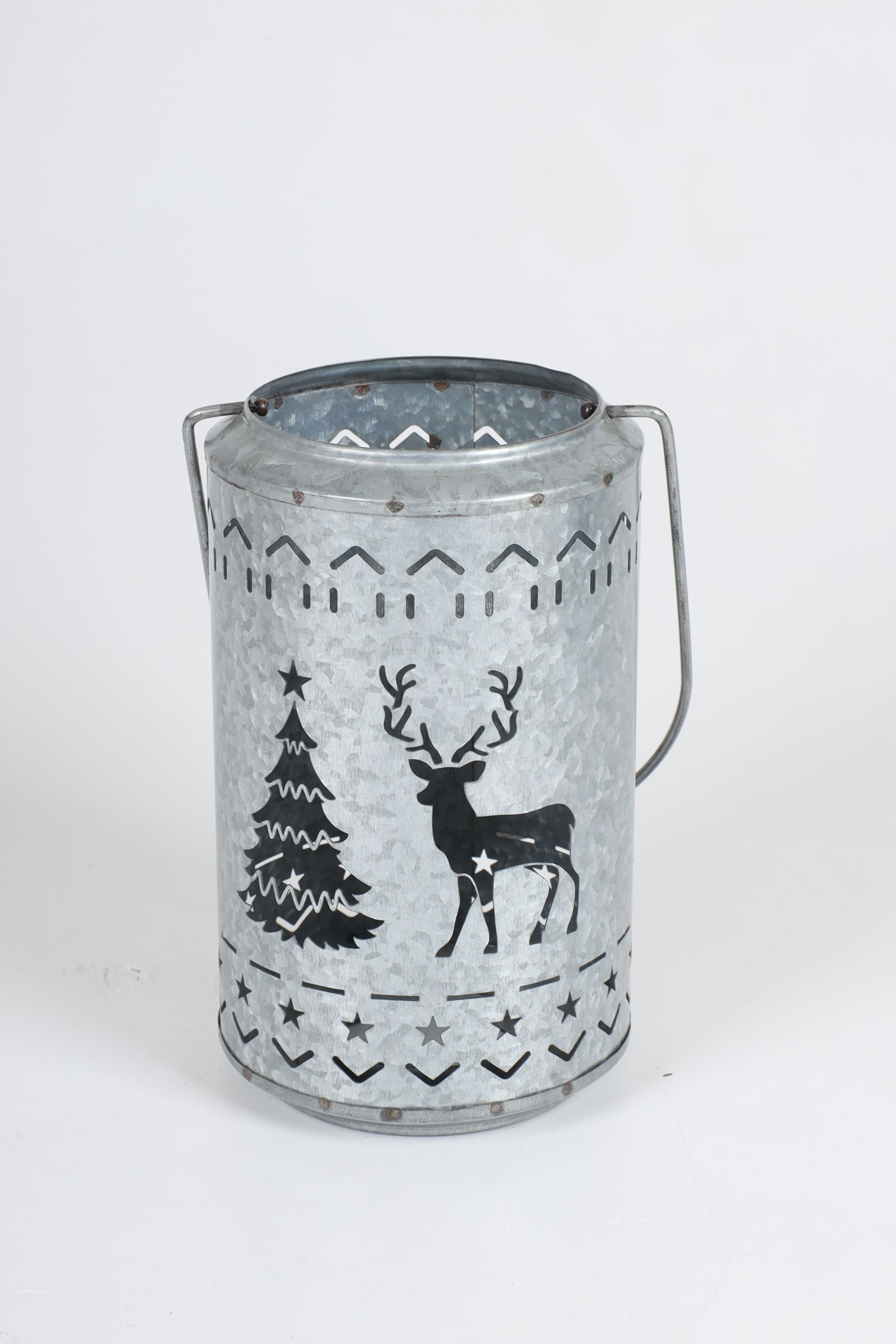 callisto LANTERN Silver Iron Table Lantern-picture-45