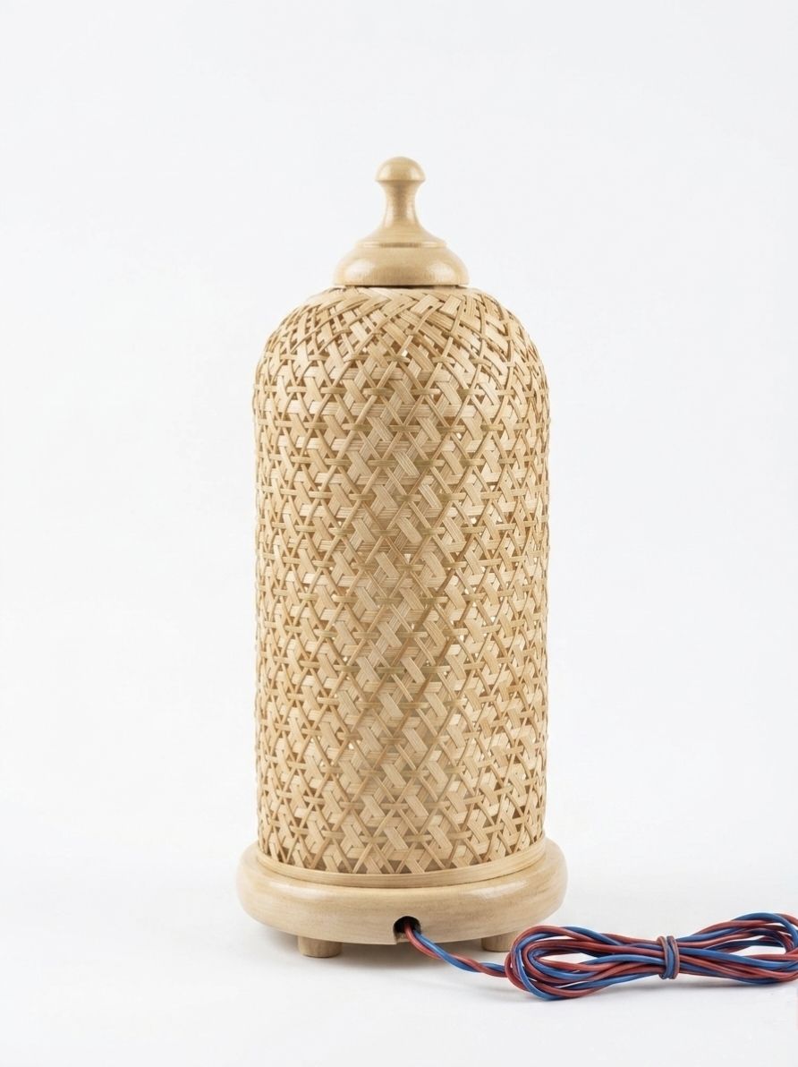 LANTERN 04 Brown Wooden Table Lantern-image-5